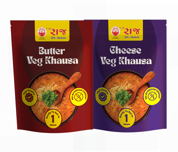 2 Khausa combo (1 Butter + 1 Cheese)