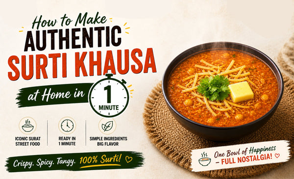 How to Make Authentic Surti Khausa at Home in 1 Minute