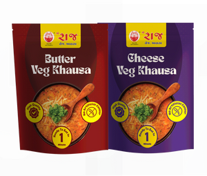 2 Khausa combo (1 Butter + 1 Cheese)