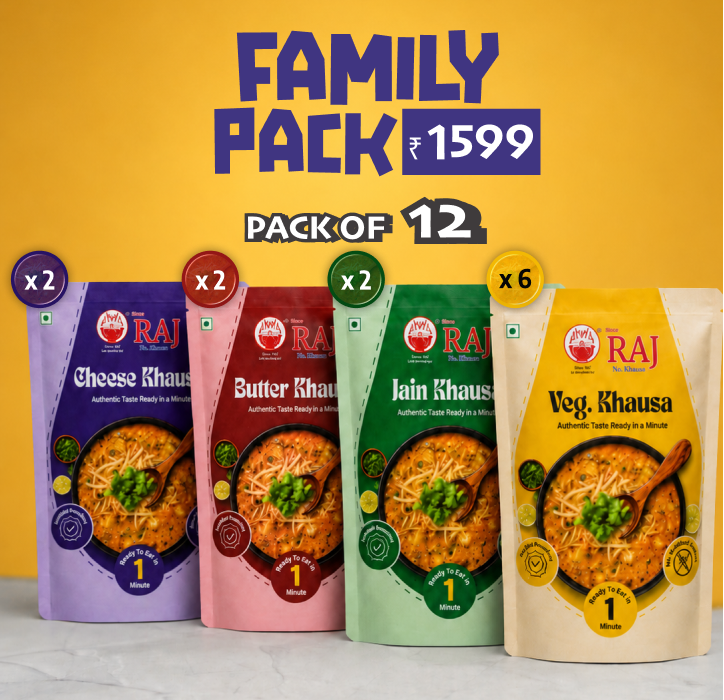 Family Pack - Raj Veg. Khausa